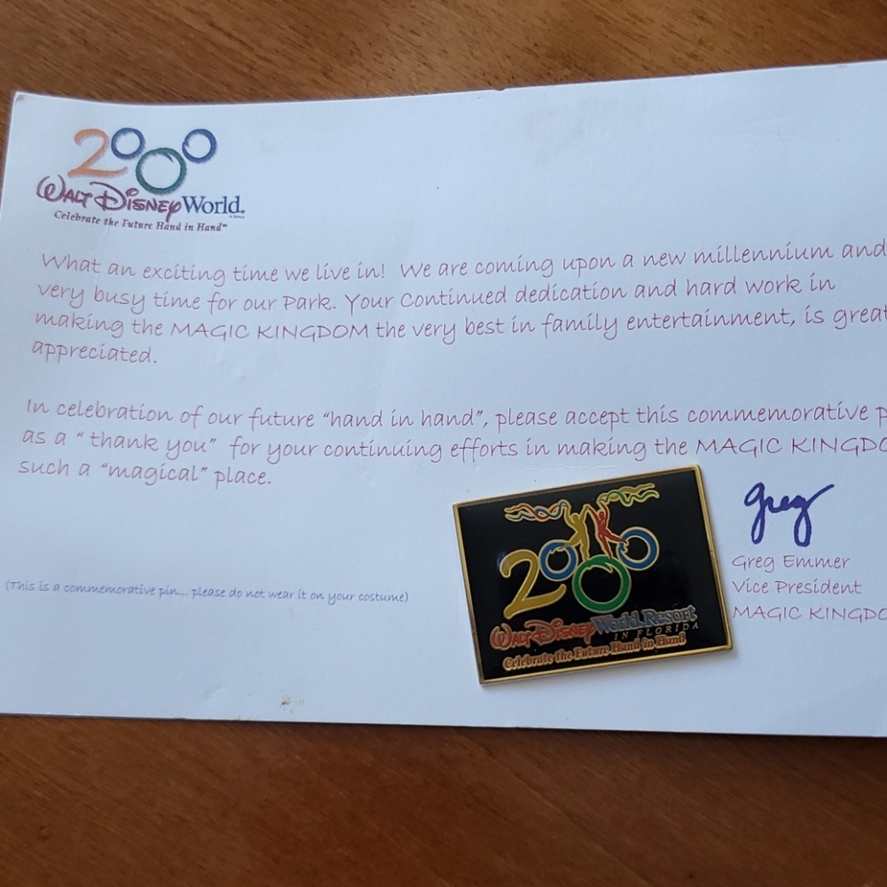 Disney Millennium Pin 2000